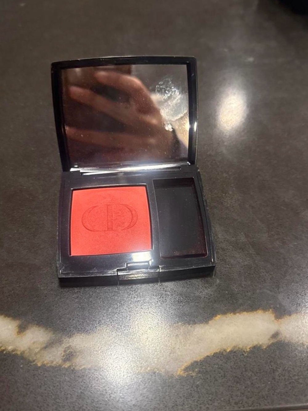 Dior Powder Blush in Bold Coral-Red